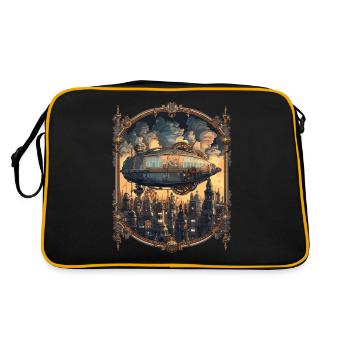 Steam Punk Art Funky Steampunk - Sac Retro - noir/or - Dos