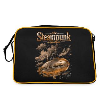 Steam Punk Art Funky Steampunk - Sac Retro - noir/or - Dos