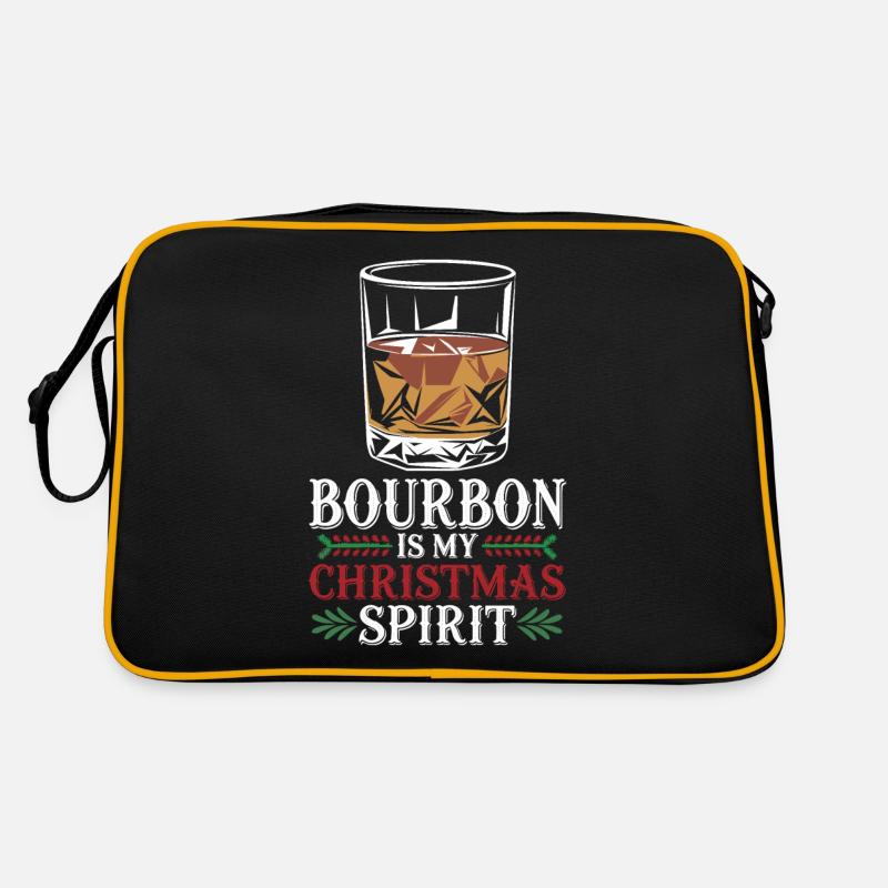 Le bourbon, c’est mon de Noël Sac Retro