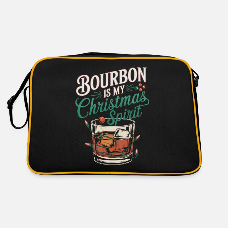 Le bourbon, c’est mon de Noël Sac Retro