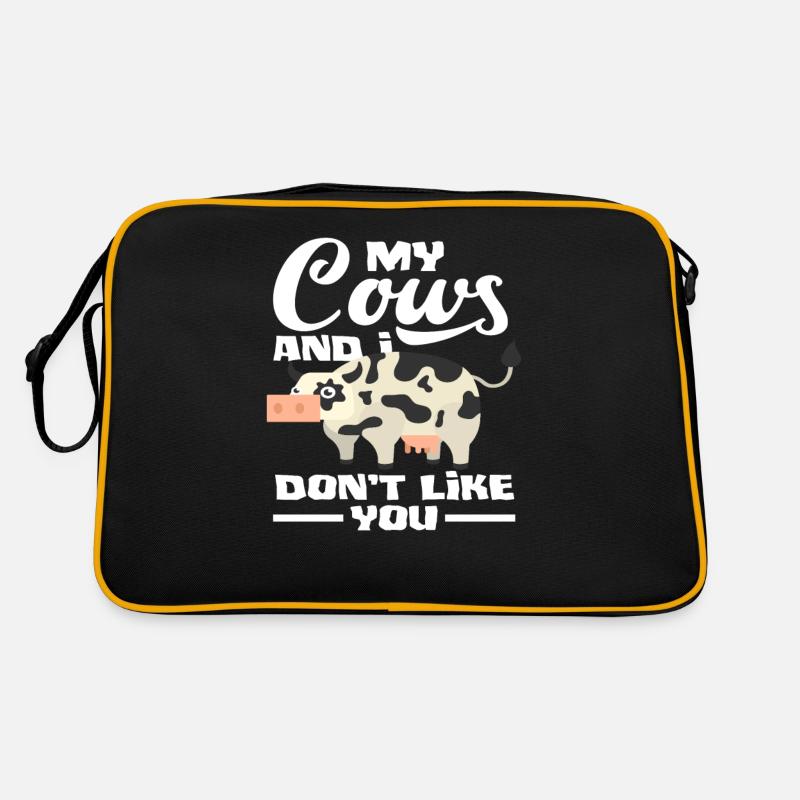 Ma vache et moi ne t’aimons pas Sac Retro