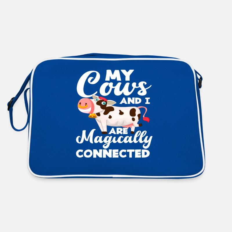 Mes vaches et moi sommes liées comme par magie Sac Retro