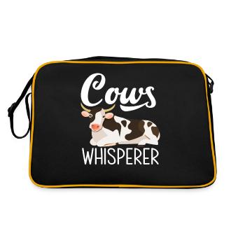 Chuchotement des vaches Ferme Love Vaches - Sac Retro - noir/or - Dos