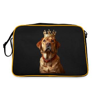 Labrador Retriever - Sac Retro - noir/or - Dos