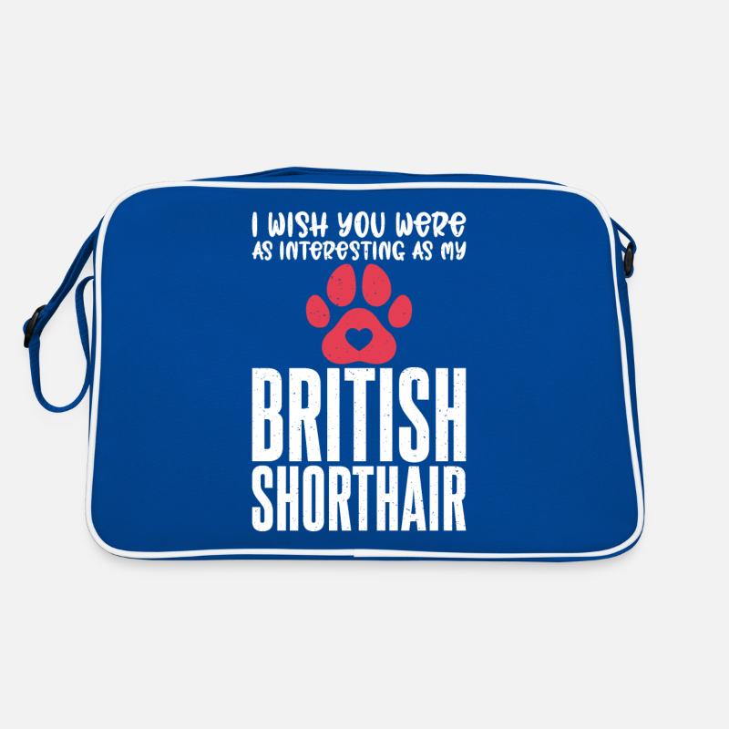British Shorthair Gifts Retro Bag