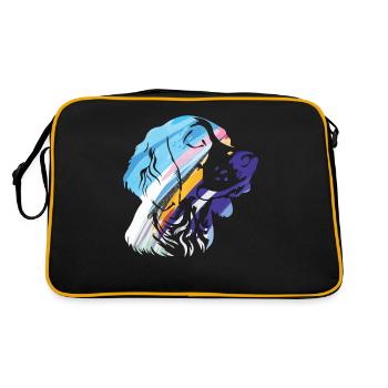 Poussez le style au niveau supérieur avec notre Cool Dog - Sac Retro - noir/or - Dos