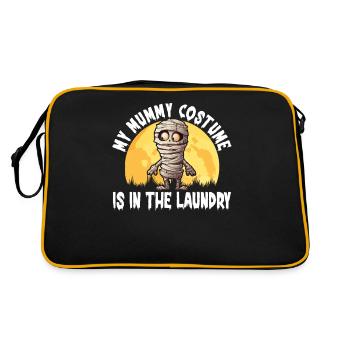 Mon costume de momie est dans la lessive drôle - Sac Retro - noir/or - Dos