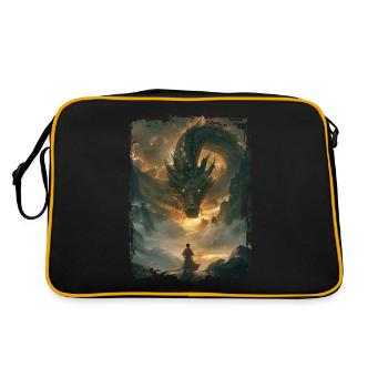 Kite - Retro Bag - black/gold - Back