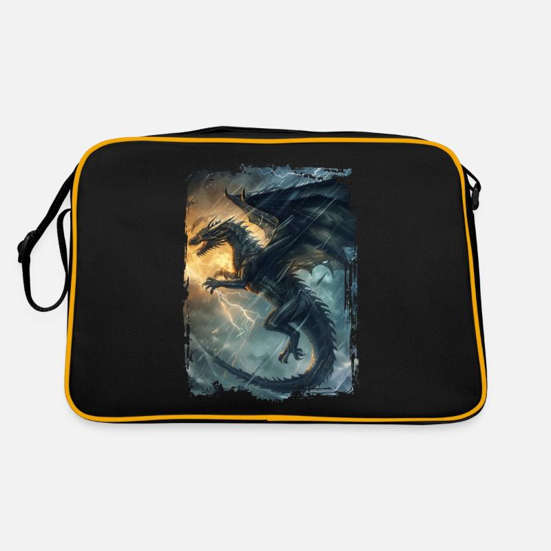 Drachen Retro Tasche