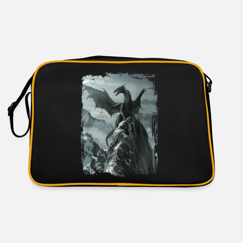 Drachen Retro Tasche