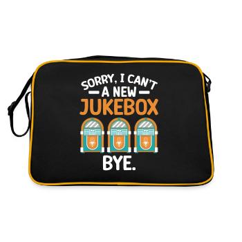 Karaoke Master Juke Box de musique rétro - Sac Retro - noir/or - Dos
