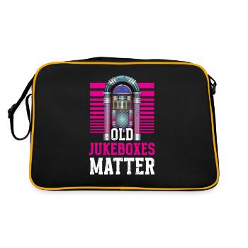 Karaoke Master Juke Box de musique rétro - Sac Retro - noir/or - Dos