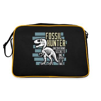 Fossil Hunter Uncovering Secrets Fossil Collecting - Retro Bag - black/gold - Back