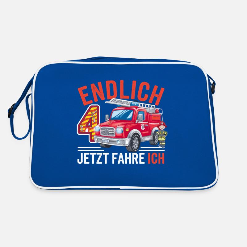 Finally 4 Now I Drive a Fire Engine Retro Bag