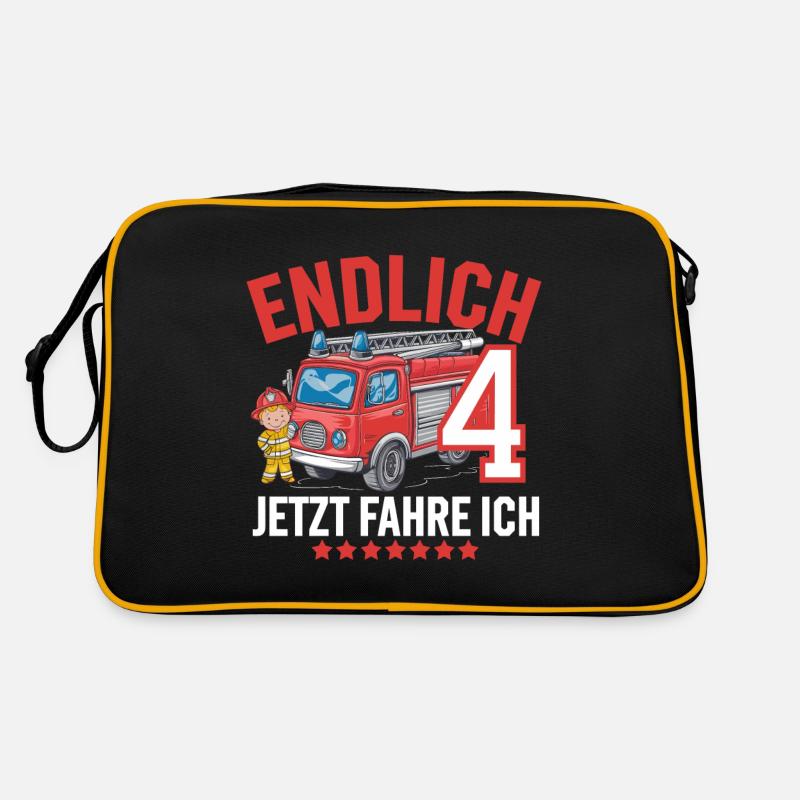 Finally 4 Now I Drive a Fire Engine Retro Bag