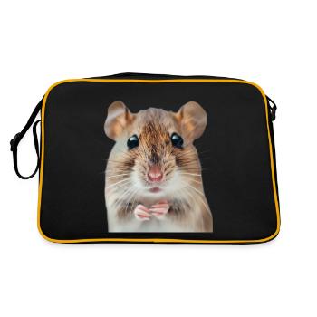Loir - Sac Retro - noir/or - Dos