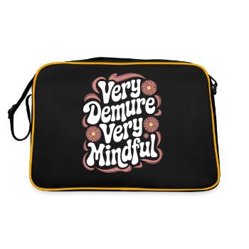 Très modeste, très attentif - Sac Retro - noir/or - Dos