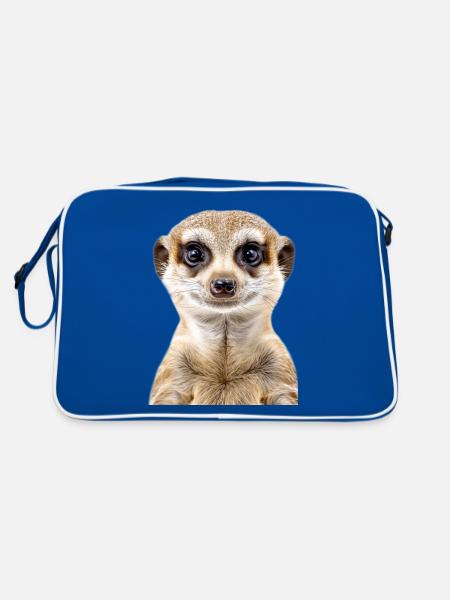Suricate - Sac Retro - bleu/blanc - Dos