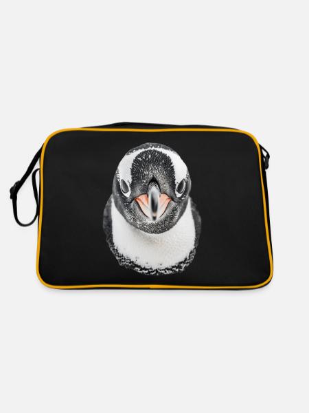 Pingouin - Sac Retro - noir/or - Dos