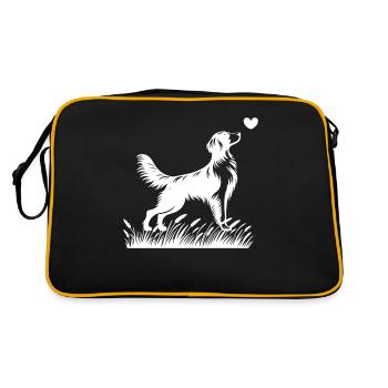 Poussez le style au niveau supérieur avec notre Cool Dog - Sac Retro - noir/or - Dos