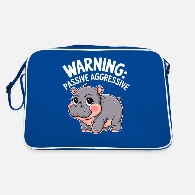 Moo Deng Caution: Passive Aggressive Retro Bag