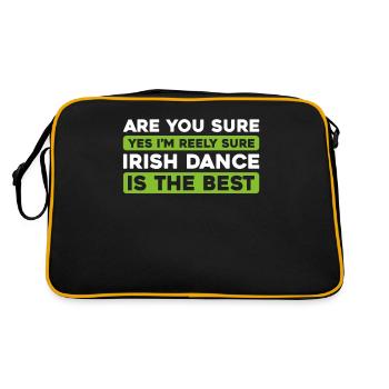 Danse Irlandaise Irischer Tanz - Sac Retro - noir/or - Dos