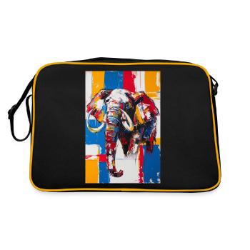 Mammut - Retro Tasche - Schwarz/Gold - Hinten