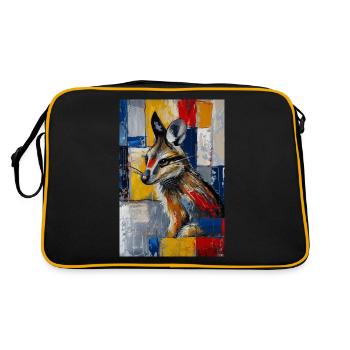 Tranquilizer Bomber - Retro Bag - black/gold - Back