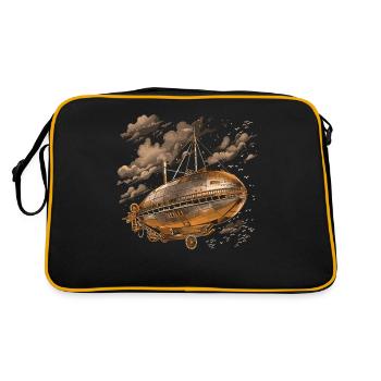 Steam Punk Art Funky Steampunk - Sac Retro - noir/or - Dos