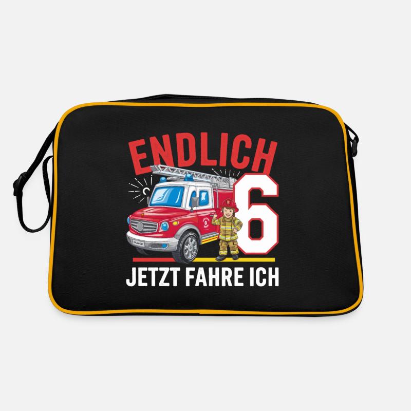 Finally 6 Now I'm driving the fire brigade Retro Bag