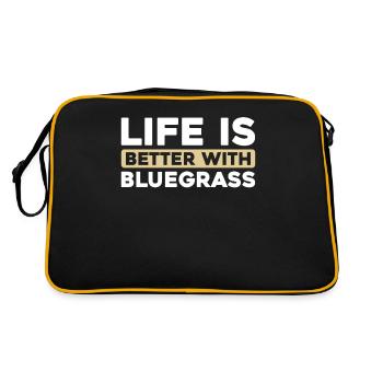 Banjo - Retro Tasche - Schwarz/Gold - Hinten