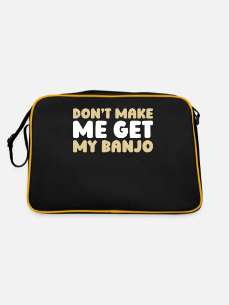 Banjo - Sac Retro - noir/or - Dos