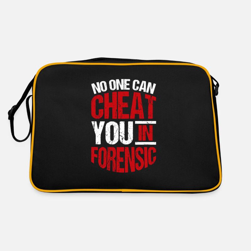 In forensics, no one can cheat you Retro Bag