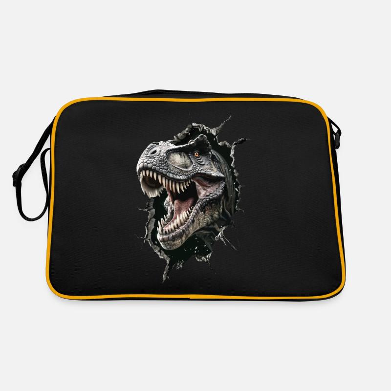 Dinosaurier Retro Tasche