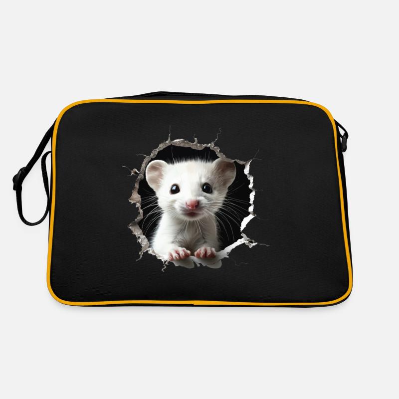 Hermelin Retro Tasche