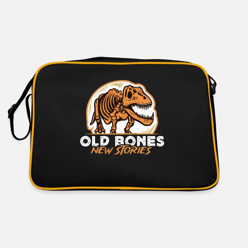 Paleontology Old Bones New Stories Fossil Hunter Retro Tasche