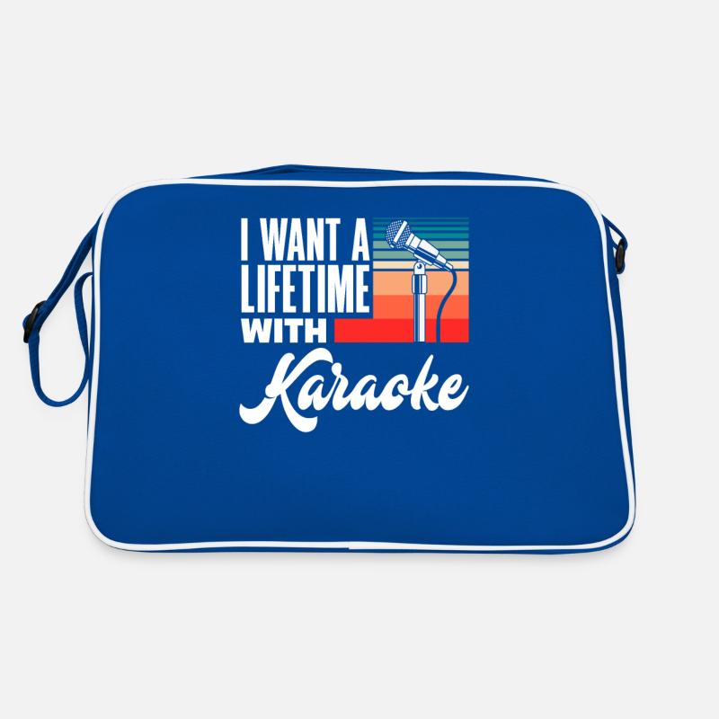 Ich Will Ein Leben Lang Karaoke Singen Retro Tasche