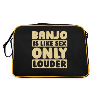 Banjo - Retro Tasche - Schwarz/Gold - Hinten