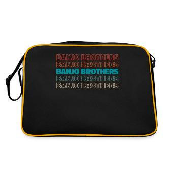 Banjo - Retro Tasche - Schwarz/Gold - Hinten