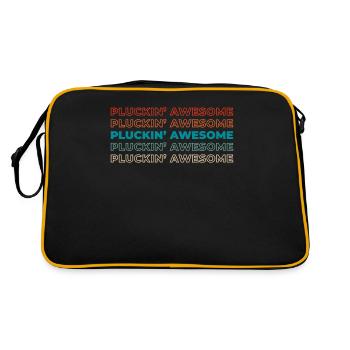 Banjo - Retro Tasche - Schwarz/Gold - Hinten
