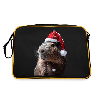 Capybara - Sac Retro - noir/or - Dos