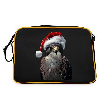 Falke - Retro Tasche - Schwarz/Gold - Hinten