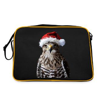 Falke - Retro Tasche - Schwarz/Gold - Hinten