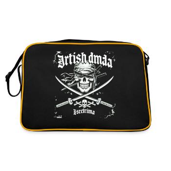 Arnis Eskrima Kali Fma - Retro Bag - black/gold - Back