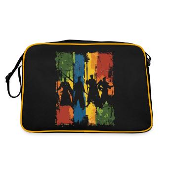Arnis Eskrima Kali Fma - Retro Bag - black/gold - Back