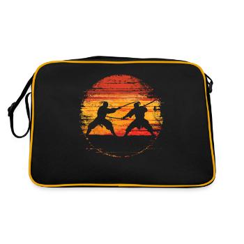 Arnis Eskrima Kali Fma - Retro Bag - black/gold - Back