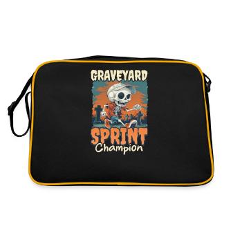 Halloween Runner Graveyard Sprint Champion - Retro Bag - black/gold - Back