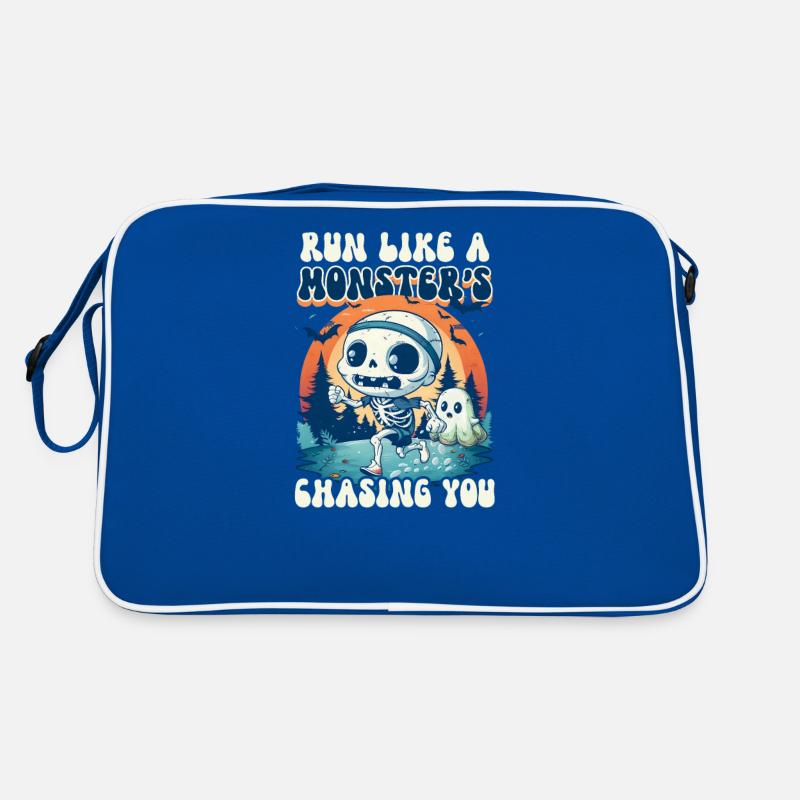 Halloween Runner Run Like A Monster's Chasing You Retro Bag