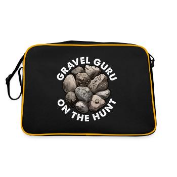 Rockhounding Gravel Guru On The Hunt Mineralogist - Retro Bag - black/gold - Back