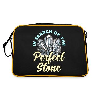 Rockhounding In Search Of The Perfect Mineralogy - Retro Bag - black/gold - Back